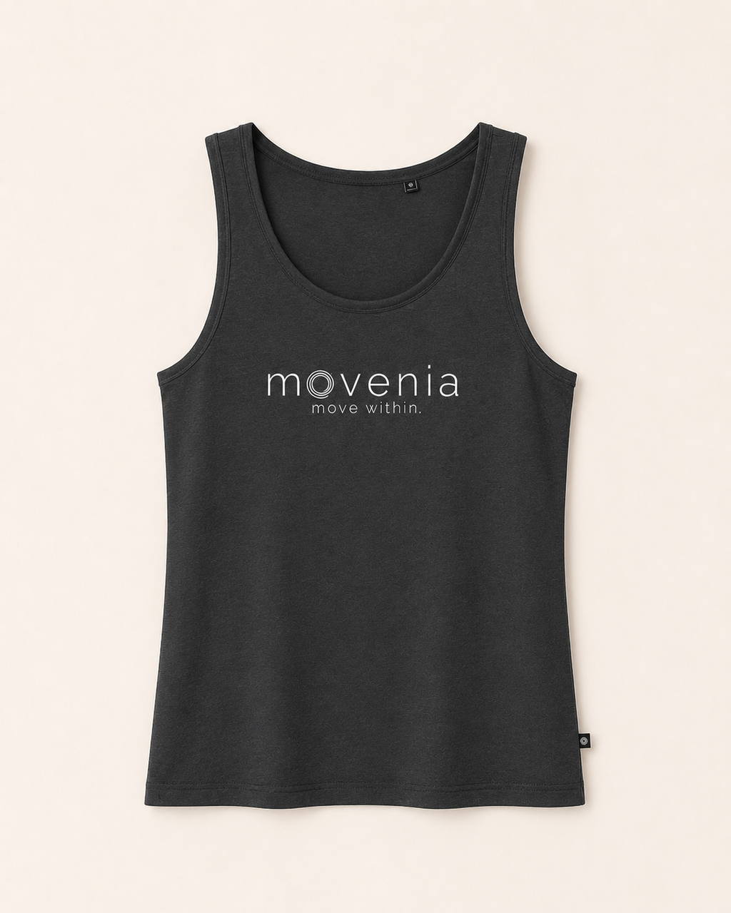 Forge – Dunkles Herren-Tanktop aus Bio-Baumwolle