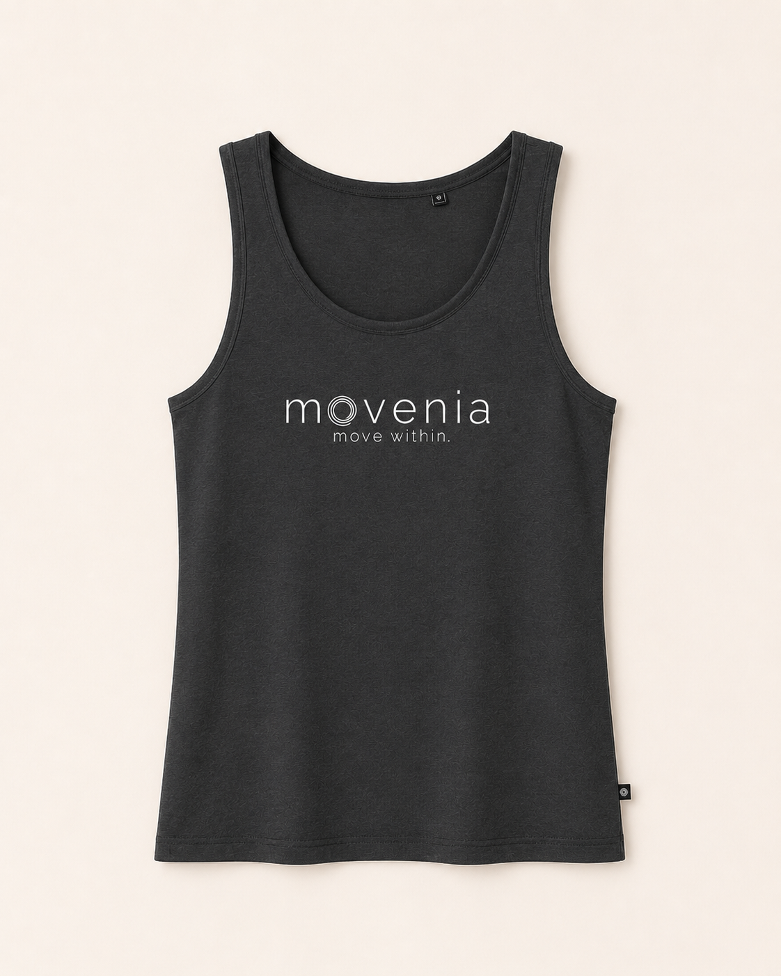 Forge - Débardeur homme coton biologique premium - logo Movenia - move within.