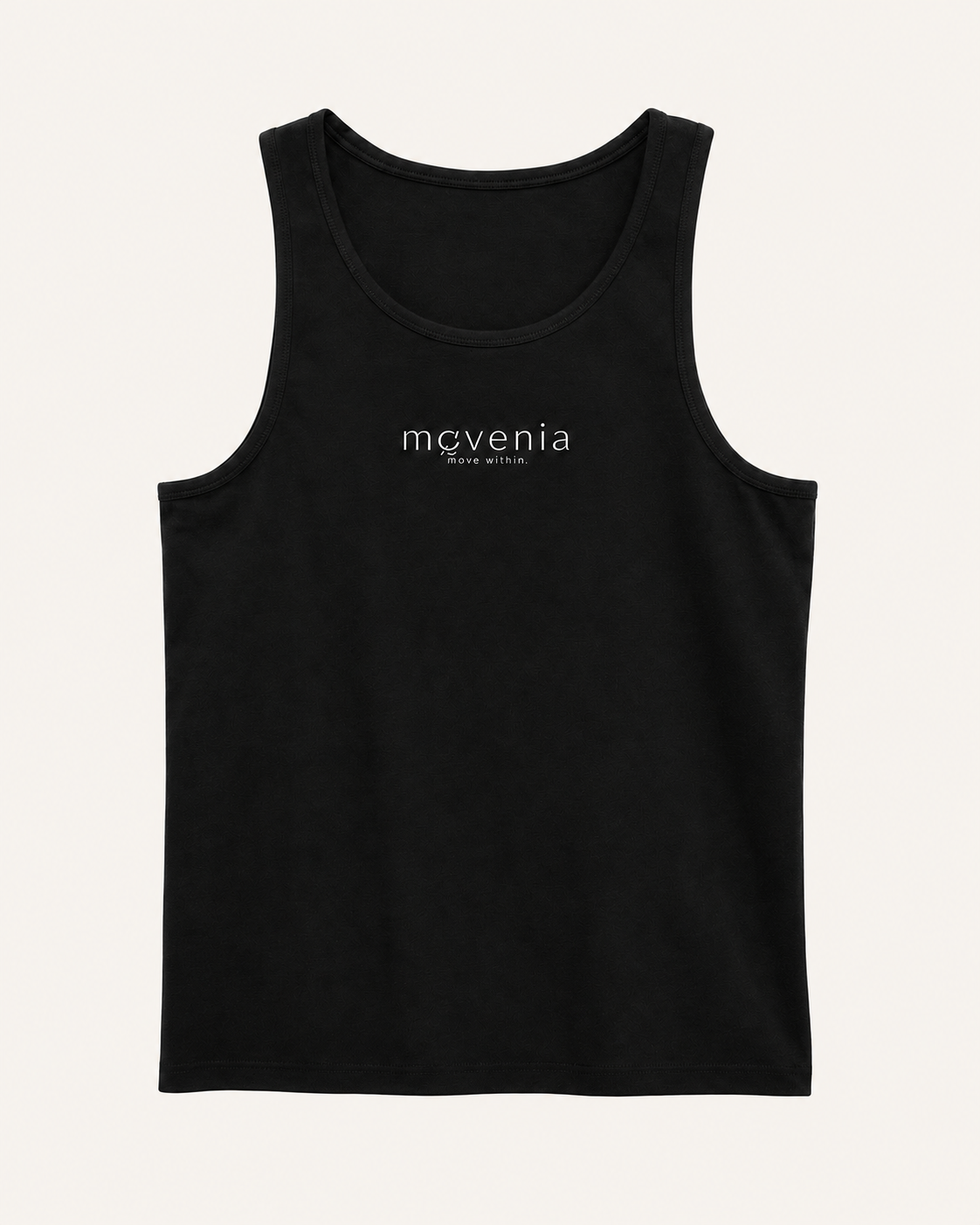 Forge - Débardeur homme coton biologique premium - logo Movenia - move within.