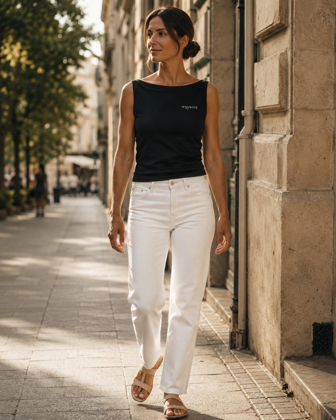 Lune — Women's Black Tank Top