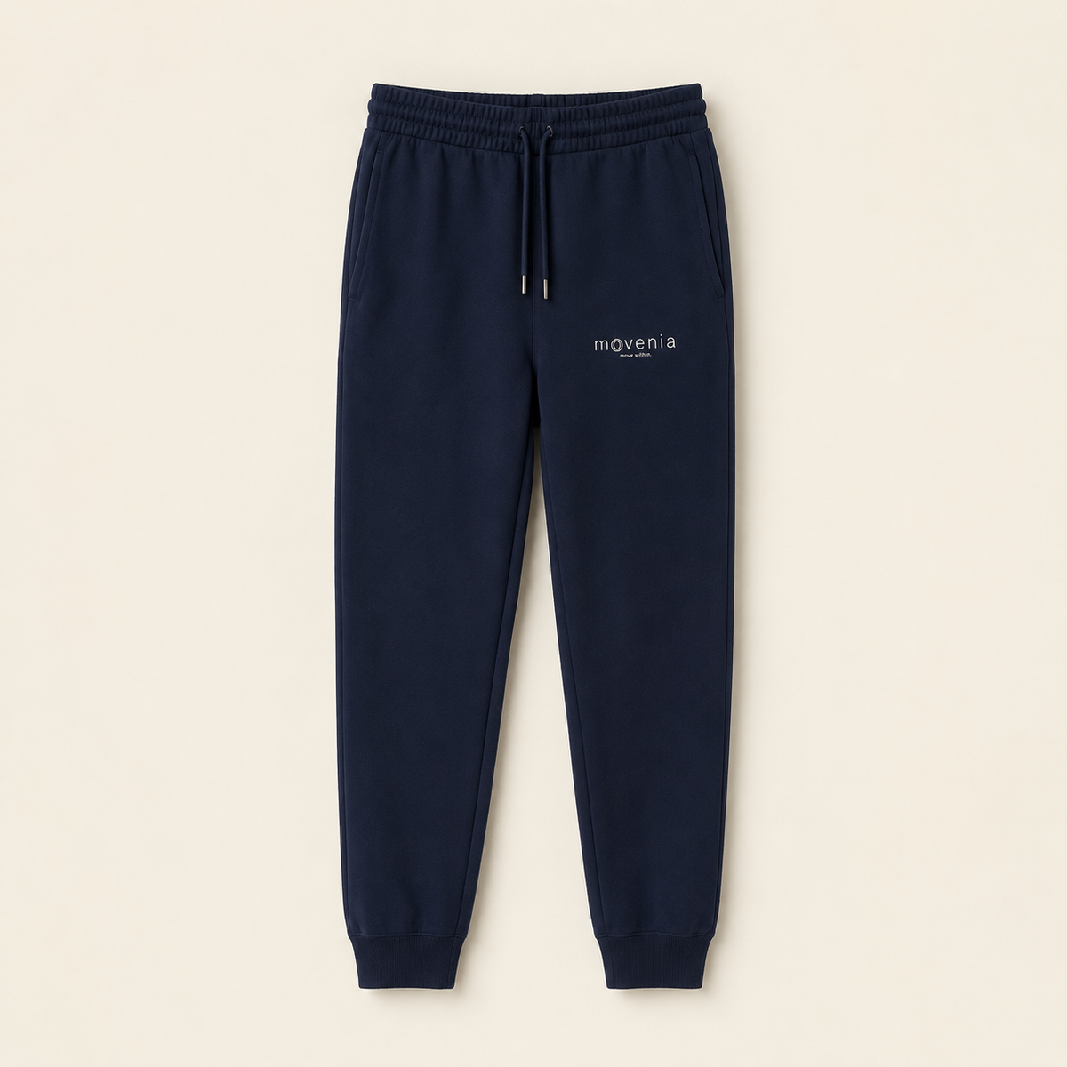 Pantalon de jogging Mover en coton biologique Movenia, coloris bleu, vue du produit 9