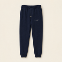 Pantalon de jogging Mover en coton biologique Movenia, coloris bleu, vue du produit 9