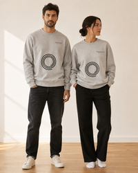 Sweat-shirt unisexe coton bio - spirale Movenia - collection Principes - move within