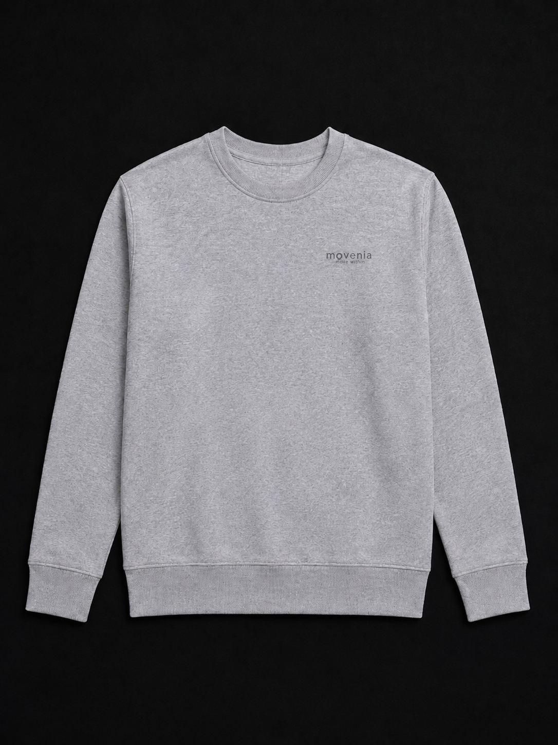 Origine - Sweat-shirt unisexe coton bio - logo Movenia - move within.