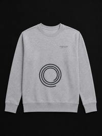 Sweat-shirt unisexe coton bio - spirale Movenia - collection Principes - move within