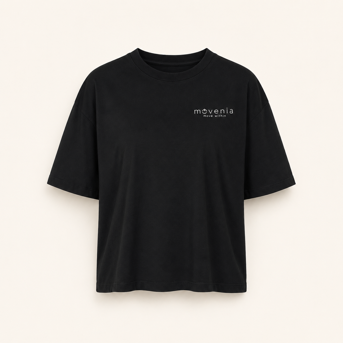 Nova — Dunkles Oversized T-Shirt für Damen