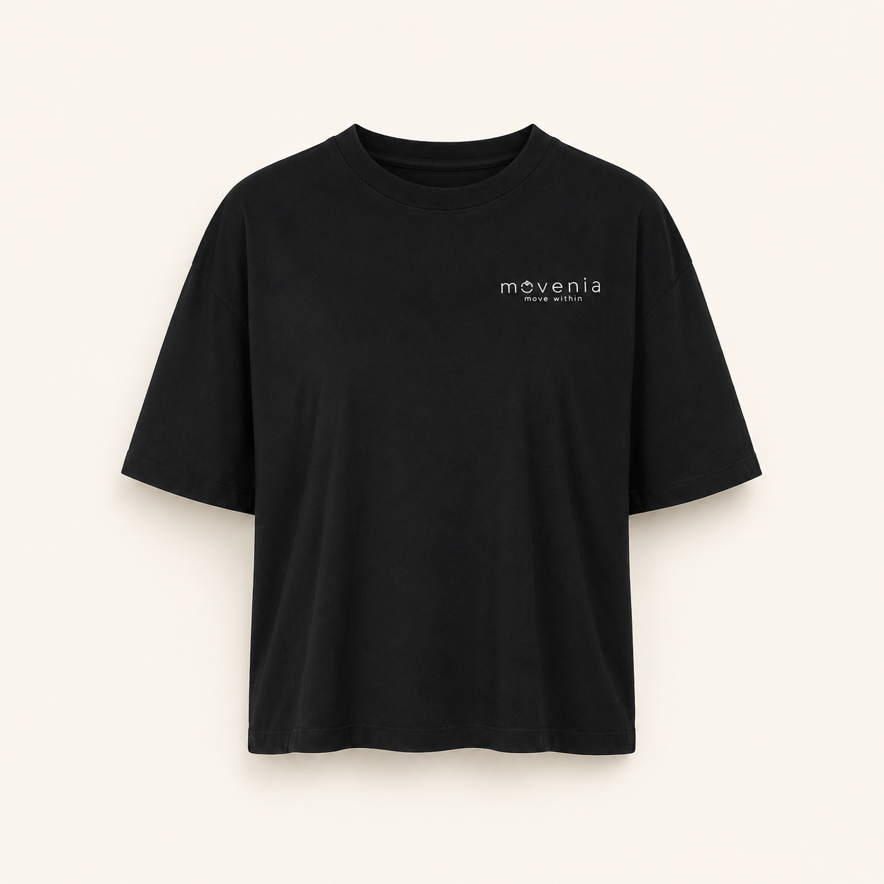 Nova — Dunkles Oversized T-Shirt für Damen