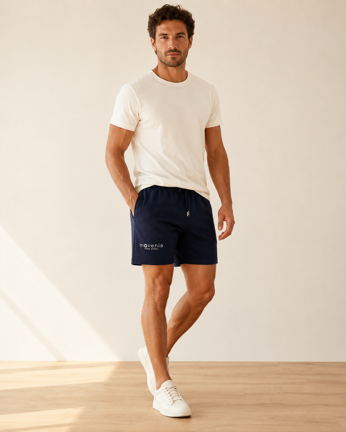 Trainer — Black or navy unisex shorts