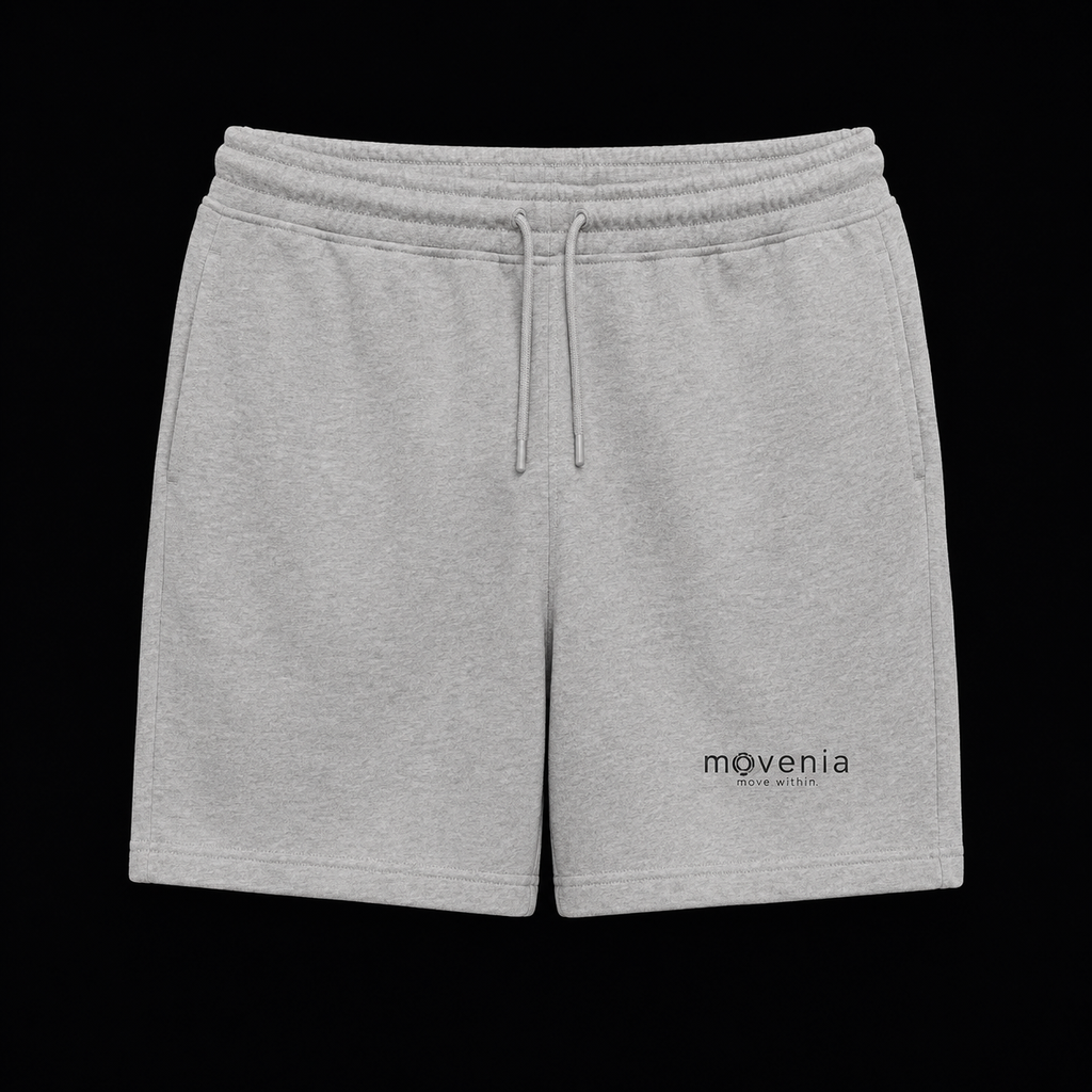 short Trainer gris en coton biologique - présentation produit
