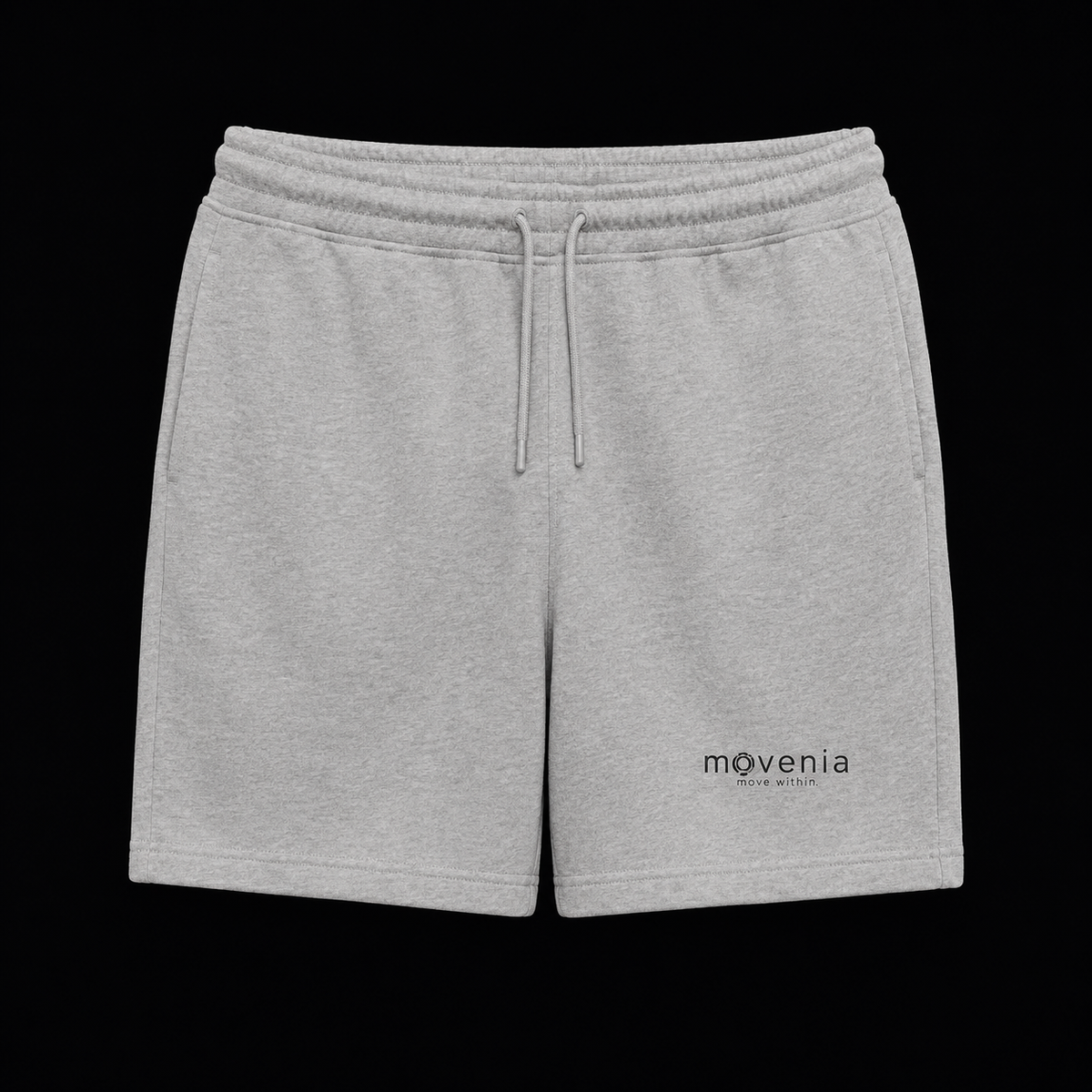 short Trainer gris en coton biologique - présentation produit
