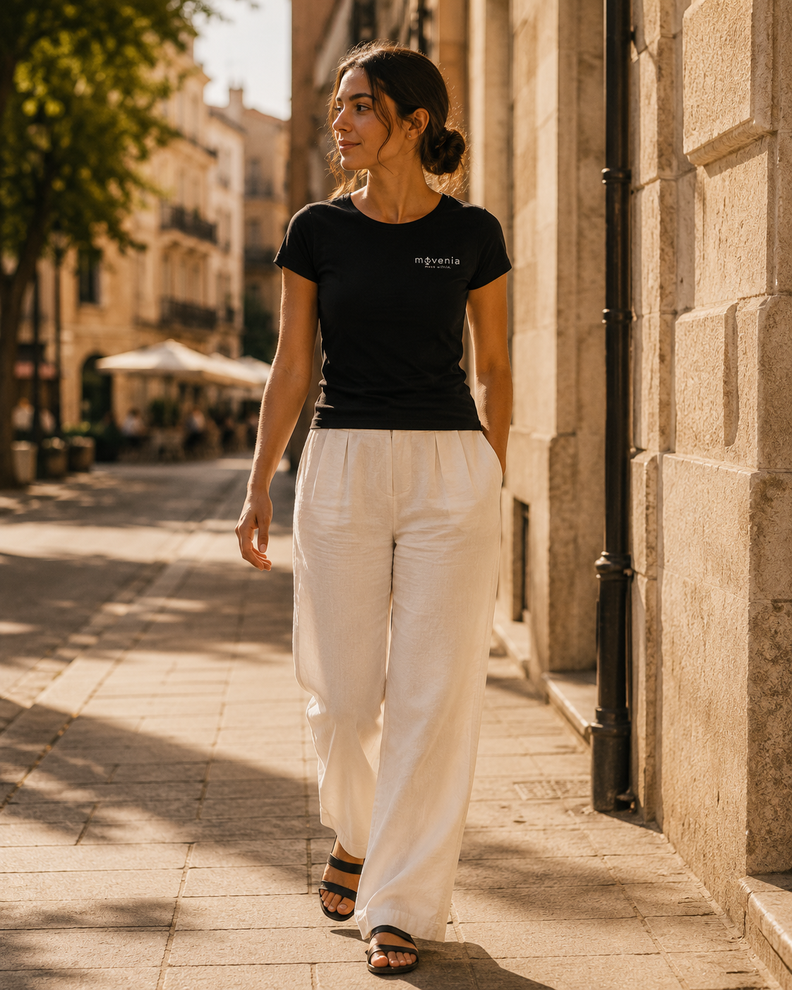 Maya - Women's Black Signature T-Shirt