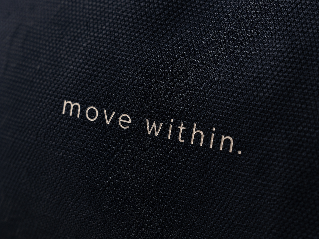 Tote bag épais - coton recyclé - logo Movenia - move within.
